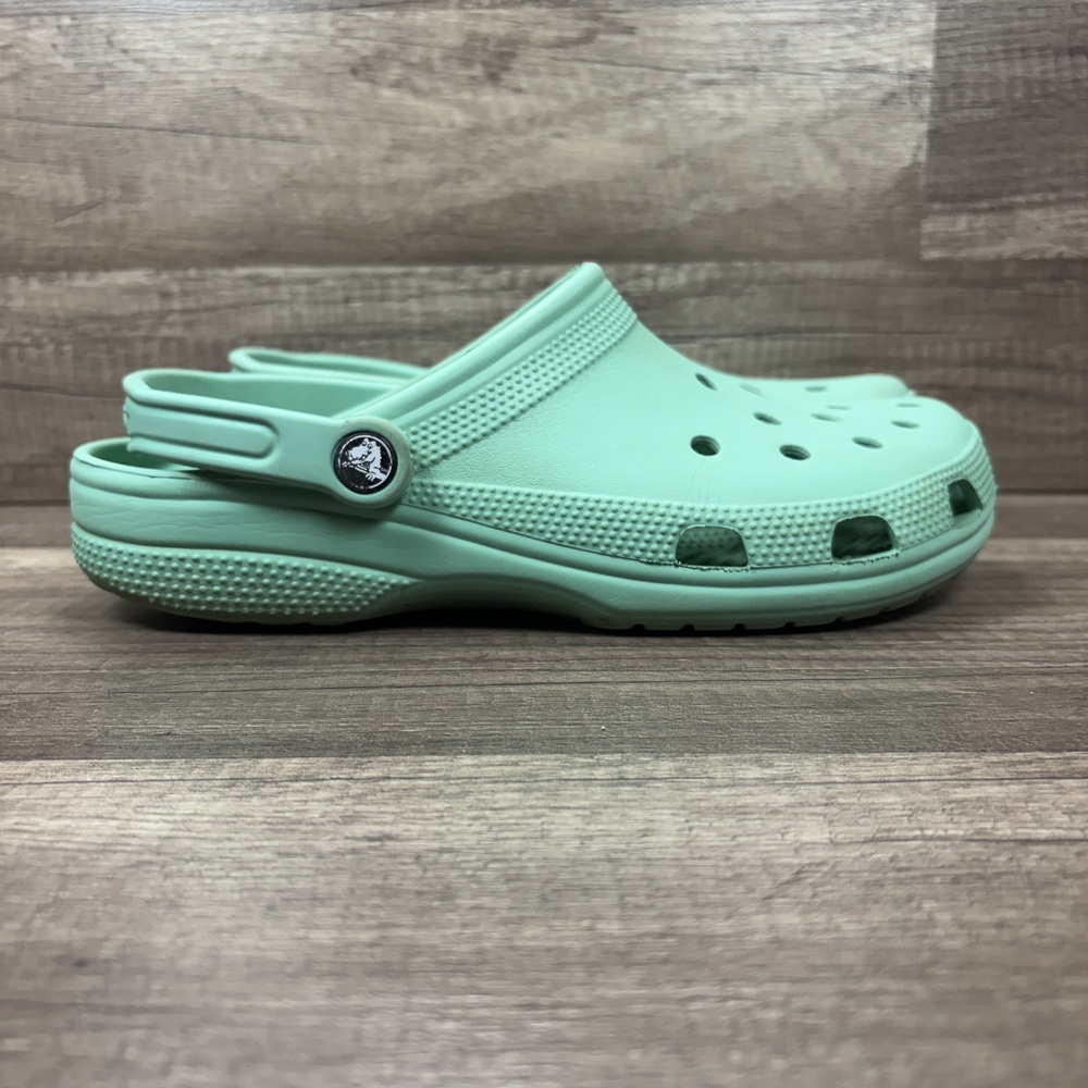 Crocs Sandals Green Womens US Size 10 Clogs